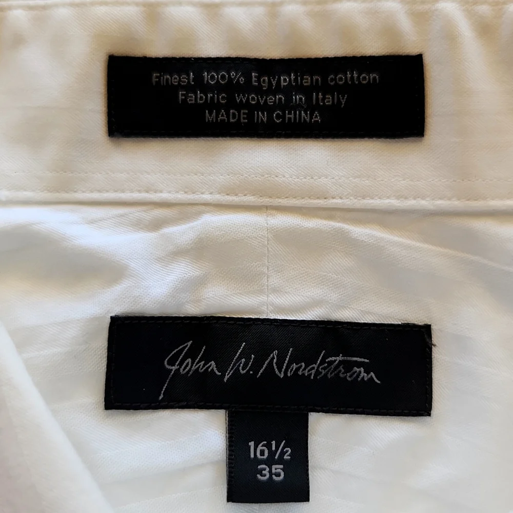 John W Nordstrom White Dress Shirt - Picture 3 of 7